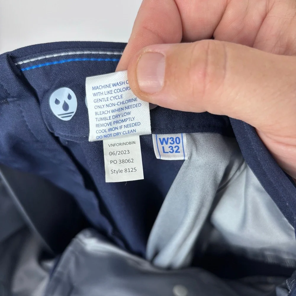 Southern Tide Jack Performance Pants Mens 30x32 Navy Blue Golf Travel Preppy